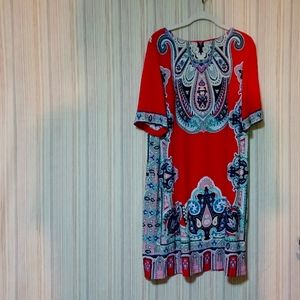 Women's red dress size 14 w
